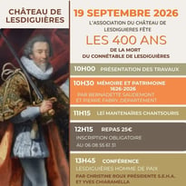 Fête pour l'anniversaire de la mort du duc de Lesdiguières