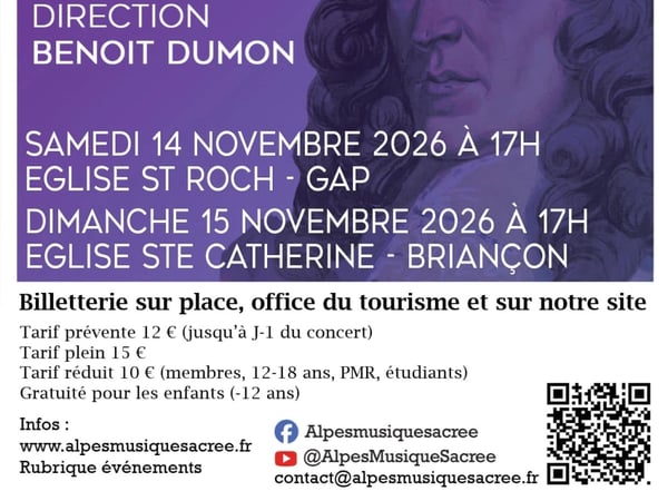 Concert Marc-Antoine Charpentier par l'ensemble vocal Una Voce